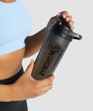 Akcesoria Damskie Gymshark 600ml Shaker Bottle Czarne | PTAW05182