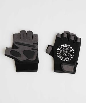 Akcesoria Damskie Gymshark Legacy Lifting Gloves Czarne | BQIO63128