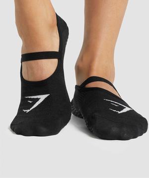 Akcesoria Damskie Gymshark Studio Socks Czarne | FVLD70835