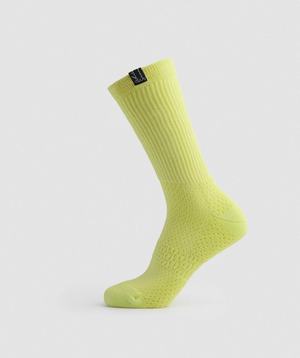 Akcesoria Damskie Gymshark Whitney Tab Crew Socks 1pk Zielone | EXIS05476