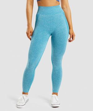 Legginsy Damskie Gymshark Flex High Waisted Niebieskie | EFIO18249