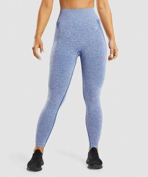 Legginsy Damskie Gymshark Flex High Waisted Niebieskie | EWXY52183