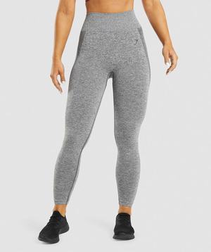 Legginsy Damskie Gymshark Flex High Waisted Szare | IEVA30965