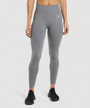 Legginsy Damskie Gymshark Vital Seamless 2.0 Szare | RTZV94857