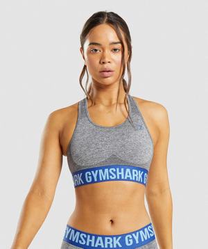 Staniki Sportowe Damskie Gymshark Flex Szare | DCKW71538