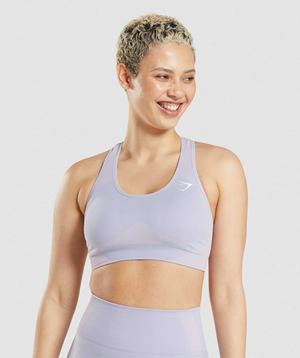 Staniki Sportowe Damskie Gymshark Vital Seamless 2.0 Niebieskie | FOQE57368