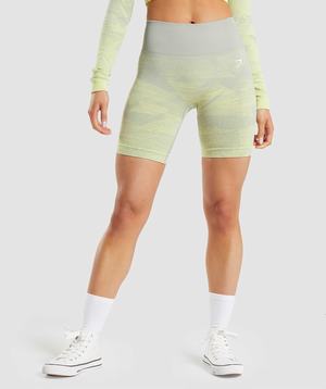 Szorty Damskie Gymshark Adapt Ombre Seamless Szare Brązowe Szare | YHSW93021