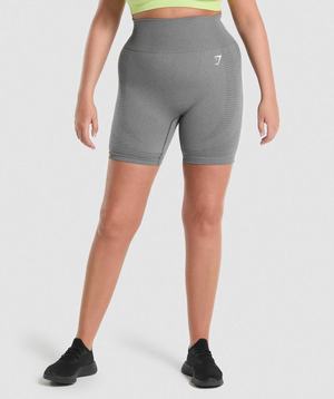 Szorty Damskie Gymshark Vital Seamless 2.0 Szare | AIXW63512