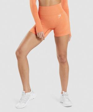 Szorty Damskie Gymshark Vital Seamless 2.0 Morelowe Pomarańczowe | IJVC18407