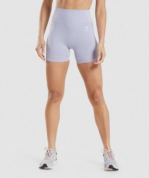 Szorty Damskie Gymshark Vital Seamless 2.0 Niebieskie | OBCG75038