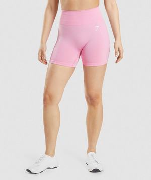 Szorty Damskie Gymshark Vital Seamless 2.0 Różowe | QHRG08923