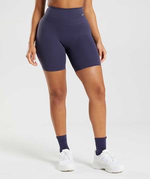 Szorty Damskie Gymshark Whitney Cycling Indygo Granatowe | NXQZ92641