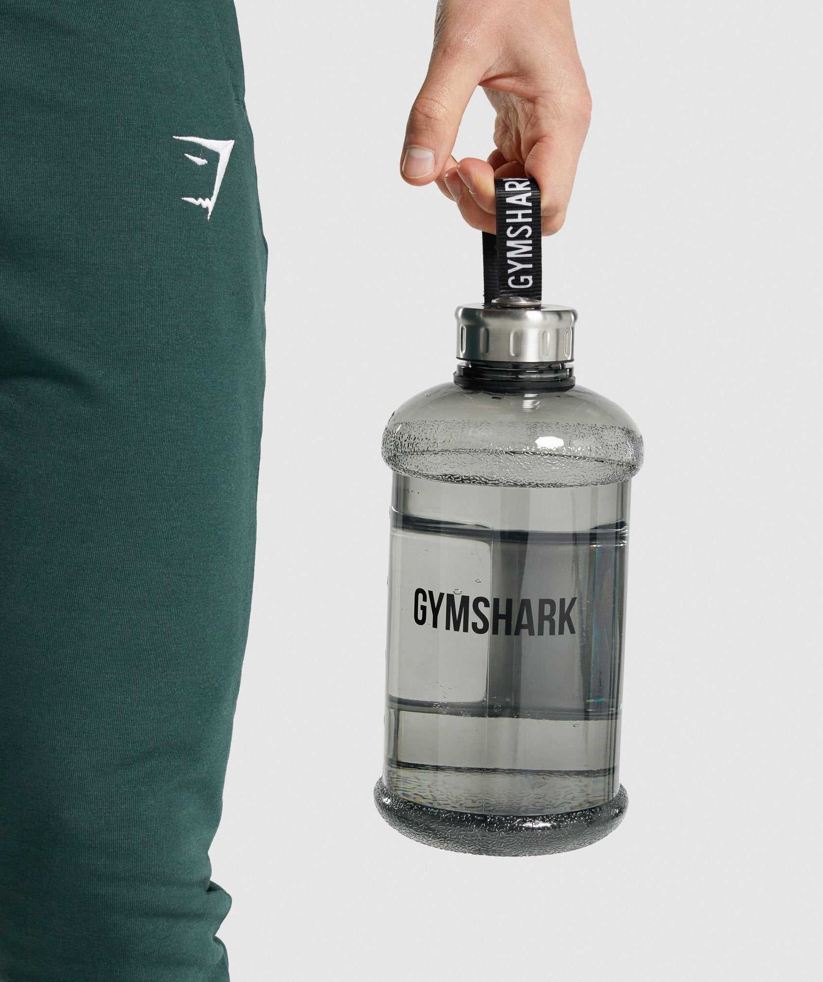 Akcesoria Damskie Gymshark 1.3L Wody Bottle Czarne | MEVA57036