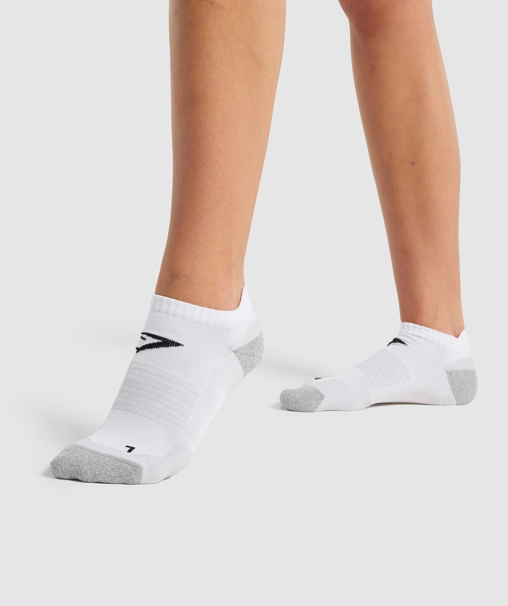 Akcesoria Damskie Gymshark Ankle Performance Socks Białe | NYJP89457