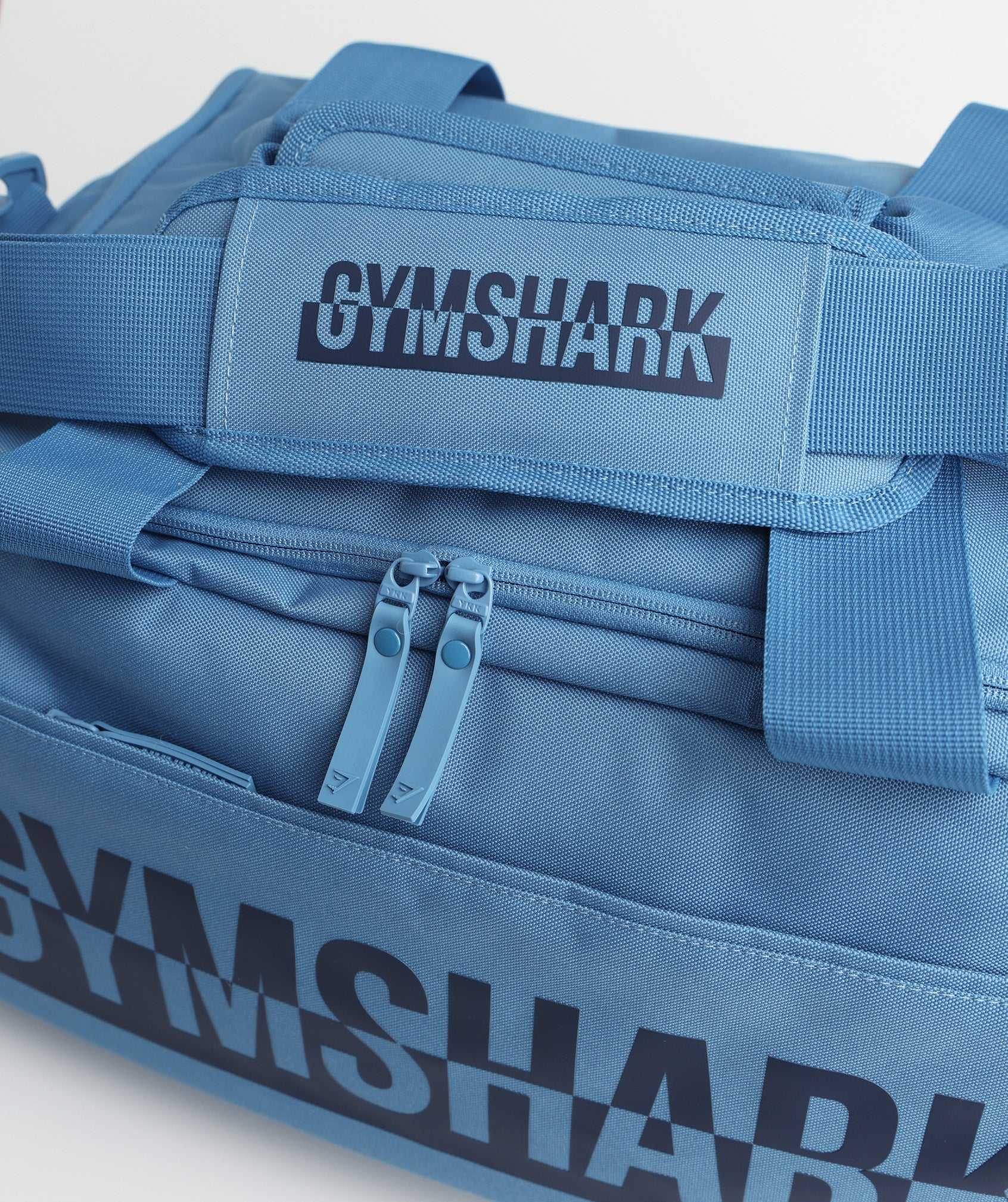 Akcesoria Damskie Gymshark Bold Holdall Niebieskie | YAES78619