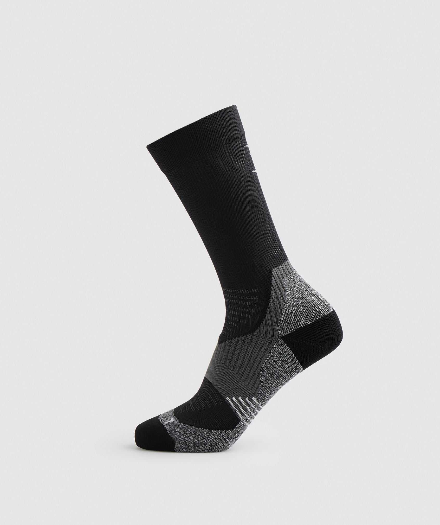 Akcesoria Damskie Gymshark Crew Performance Socks Czarne | XJYW03891