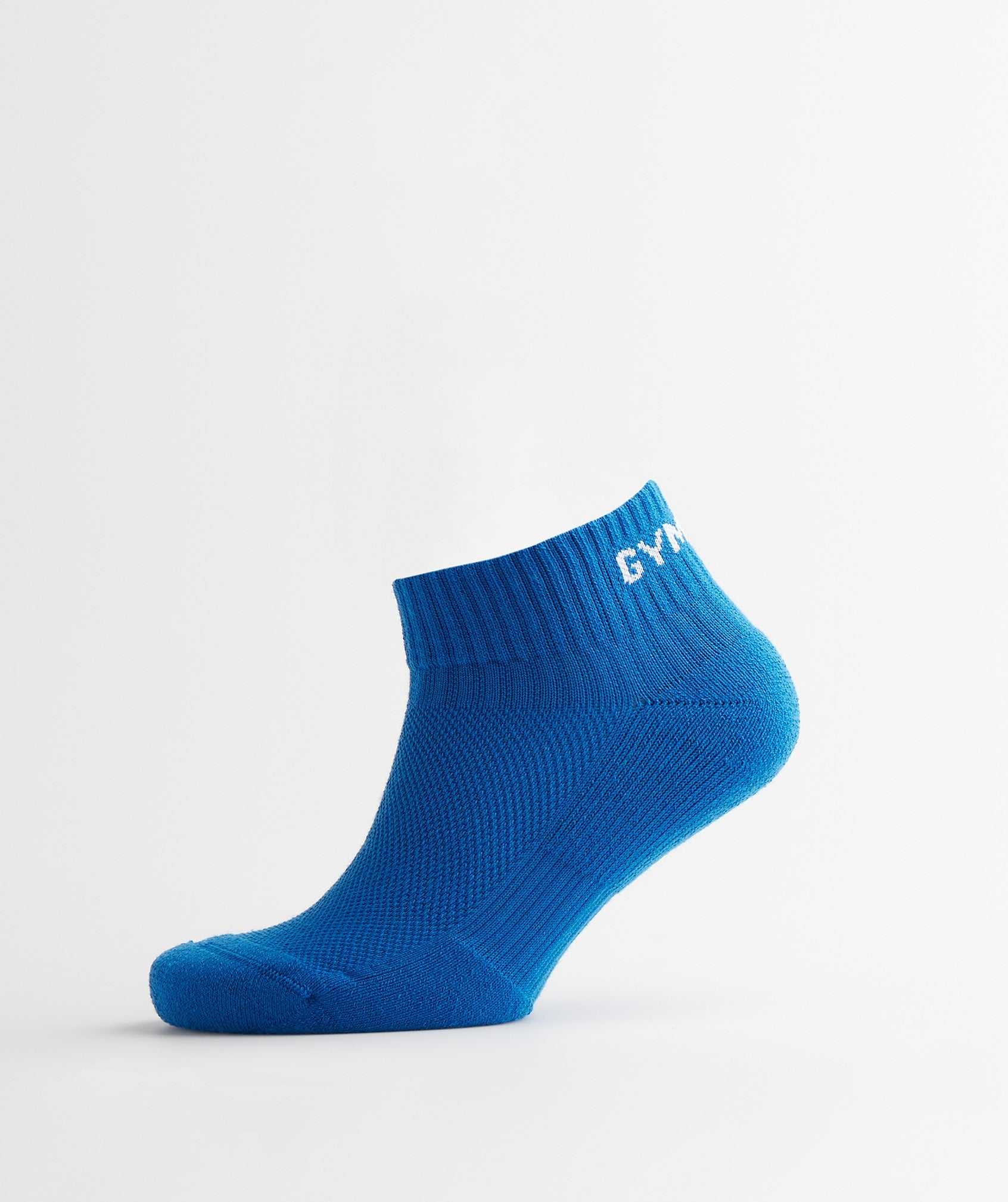 Akcesoria Damskie Gymshark Jacquard Quarter Socks 3pk Głęboka Turkusowe Niebieskie Fioletowe Niebieskie | HPWS76984