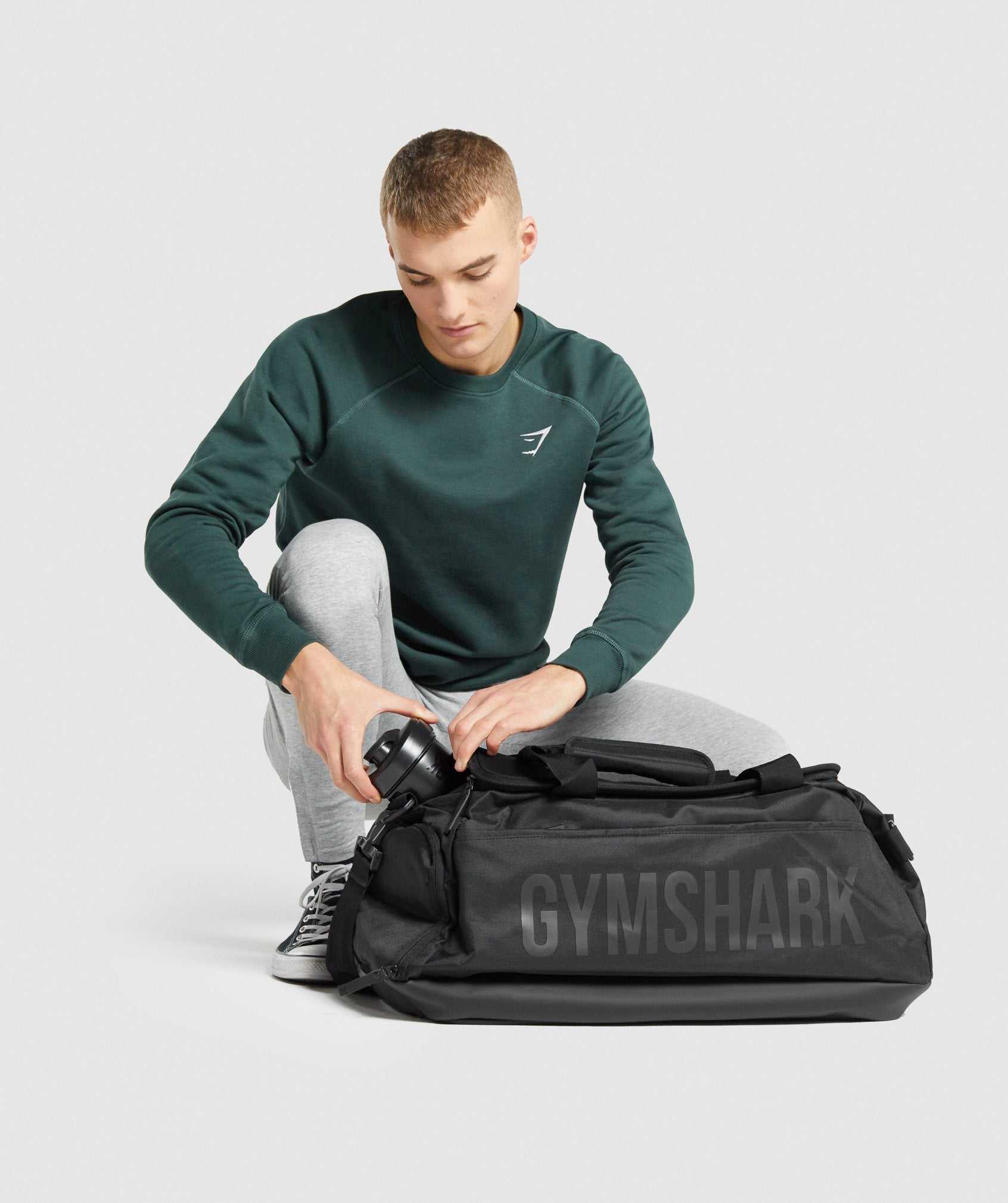 Akcesoria Damskie Gymshark Lifting Club Gym Bag Czarne | MBZD05184