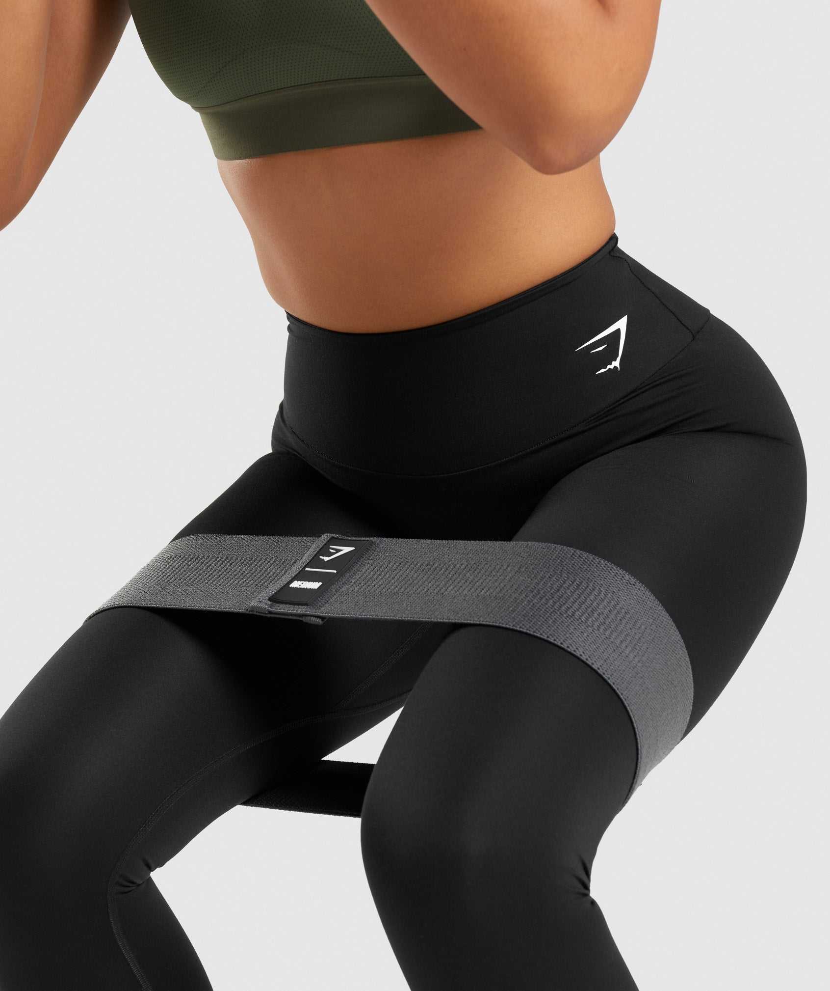 Akcesoria Damskie Gymshark Medium Glute Band Szare | GYSN72648