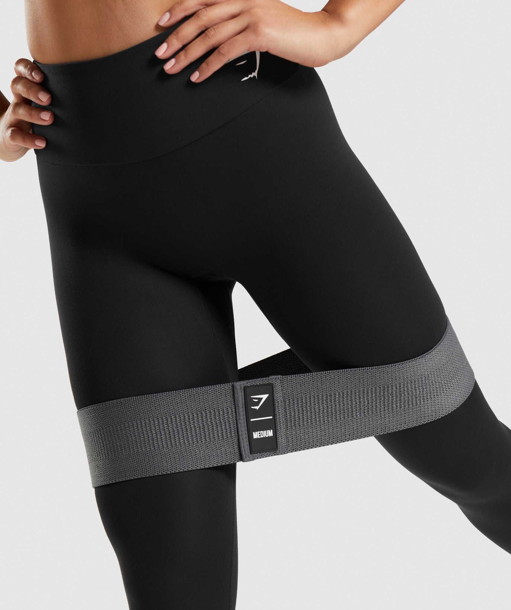 Akcesoria Damskie Gymshark Medium Glute Band Szare | GYSN72648