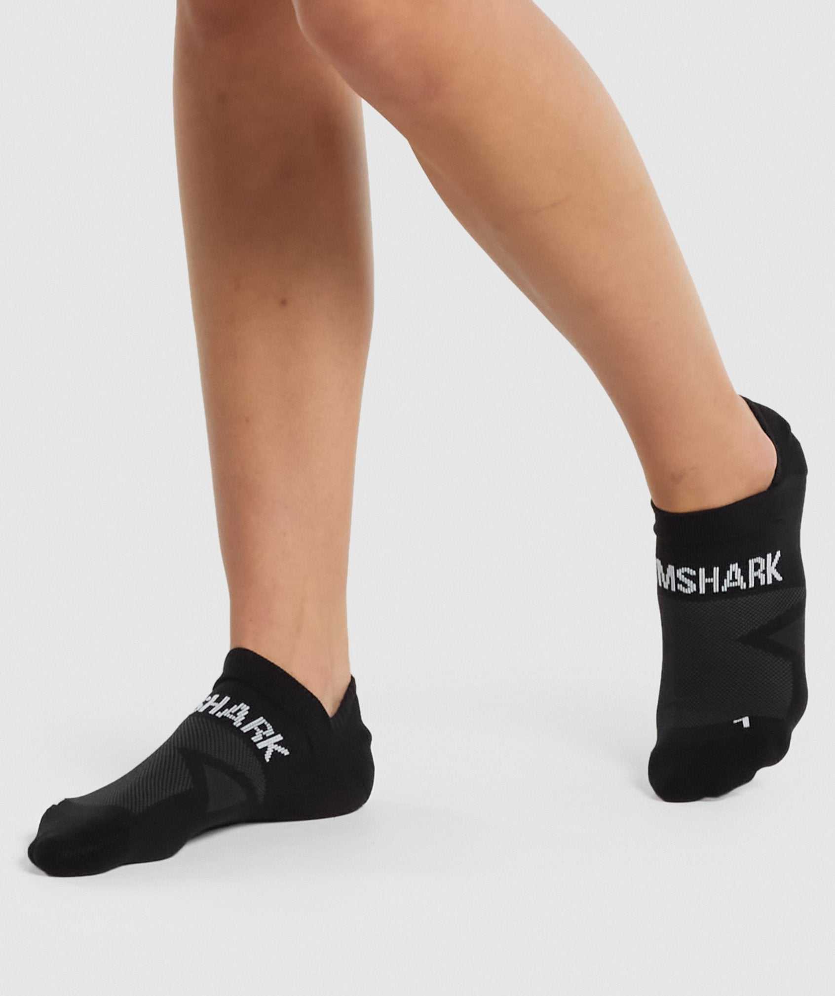 Akcesoria Damskie Gymshark No Show Performance Socks Czarne | CBNV38472