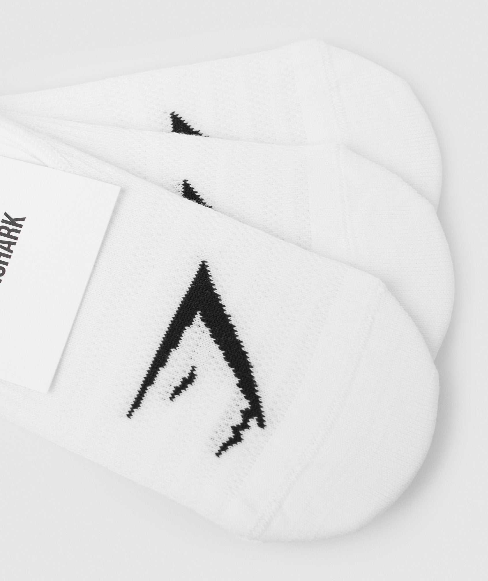 Akcesoria Damskie Gymshark No Show Socks 3pk Białe | GIEV23785