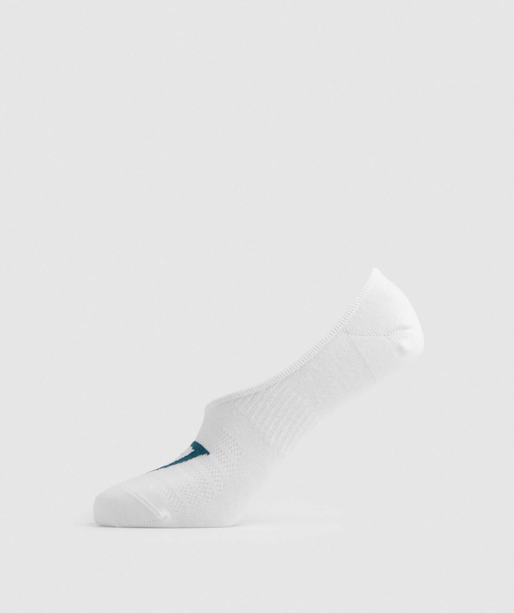 Akcesoria Damskie Gymshark No Show Socks 3pk Turkusowe Niebieskie Białe | HPSK31869