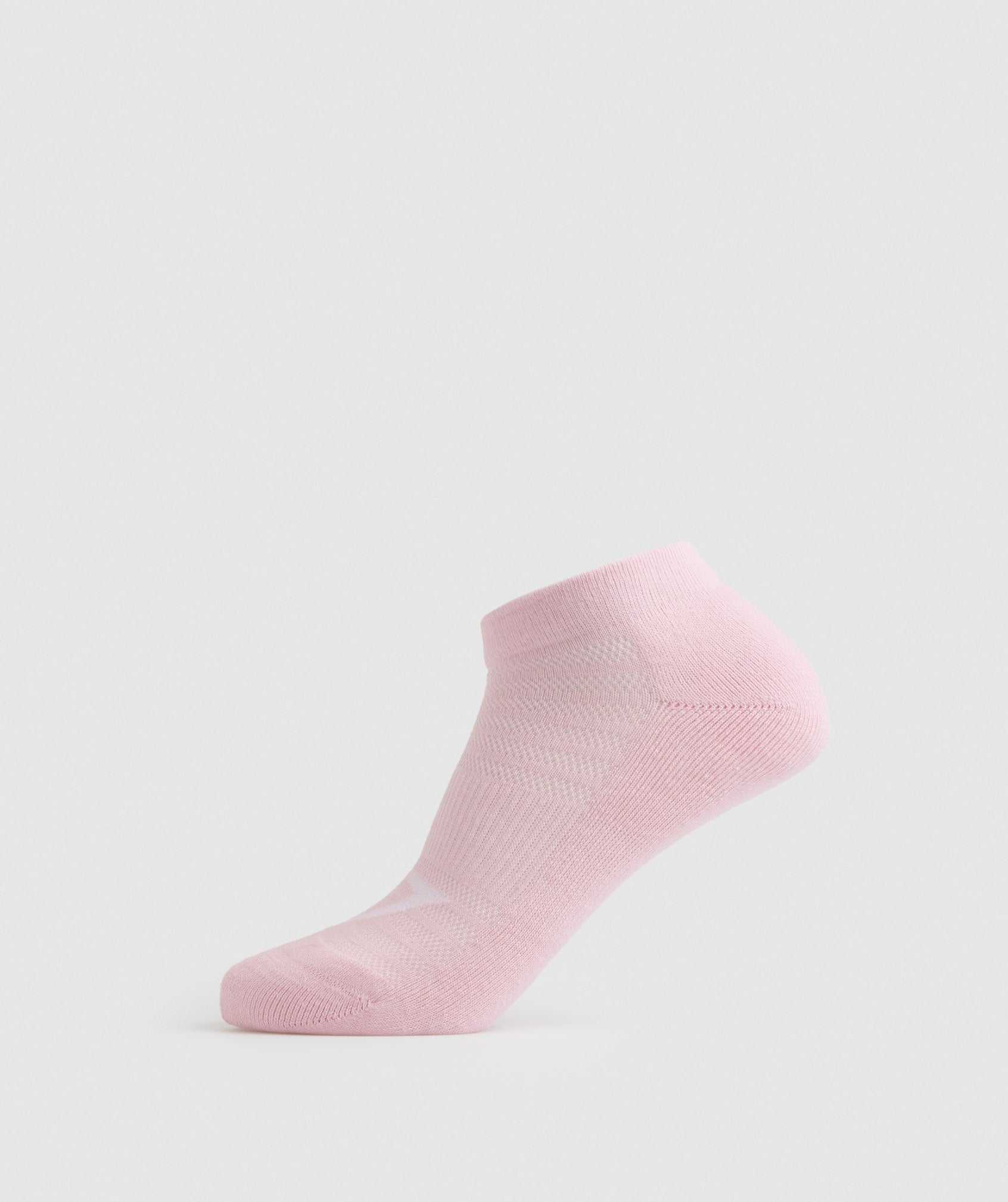 Akcesoria Damskie Gymshark Trainer Socks 3pk Bordowe Różowe Białe | FLTX02731