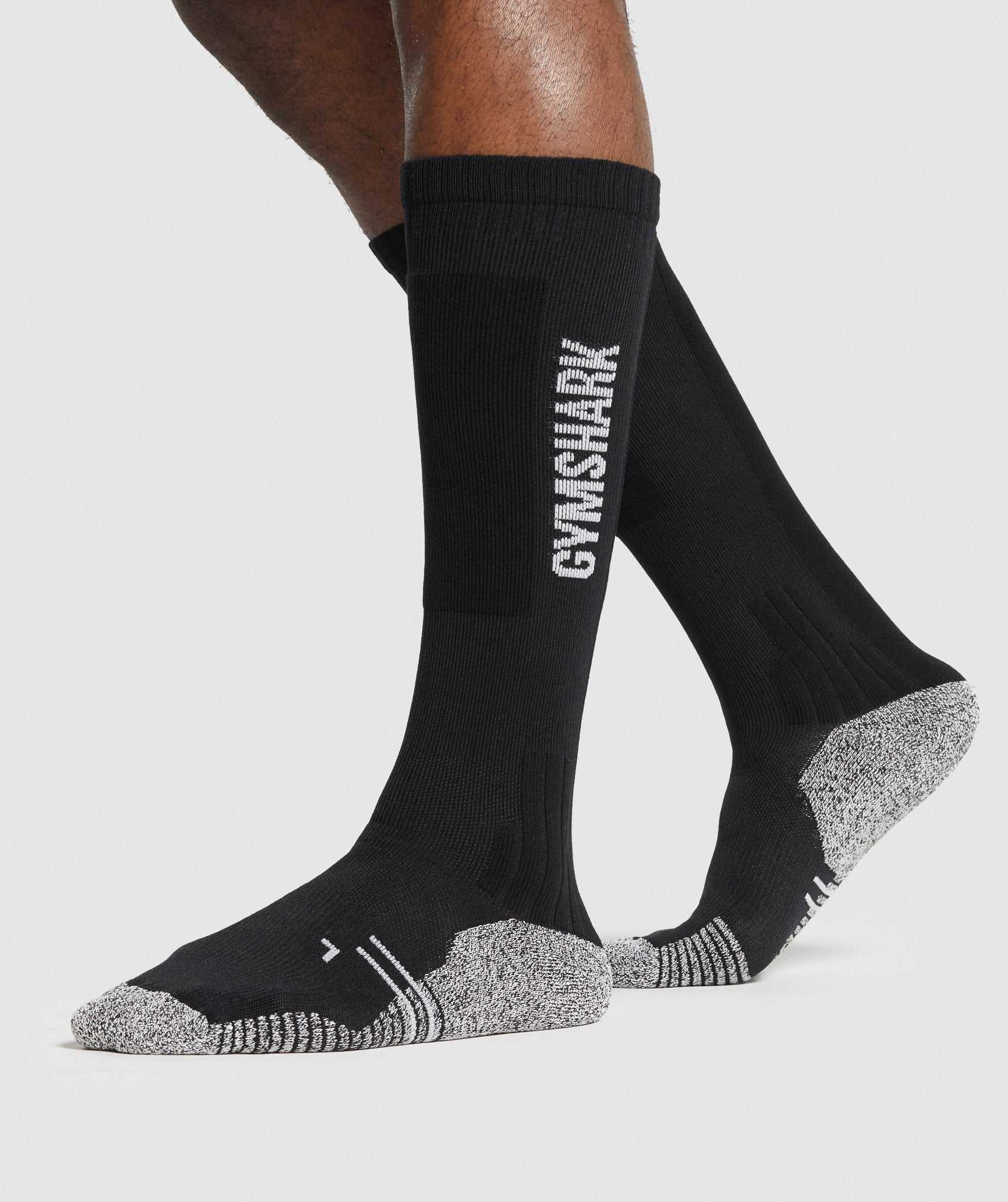 Akcesoria Damskie Gymshark Weightlifting Socks Czarne | CPYK82940