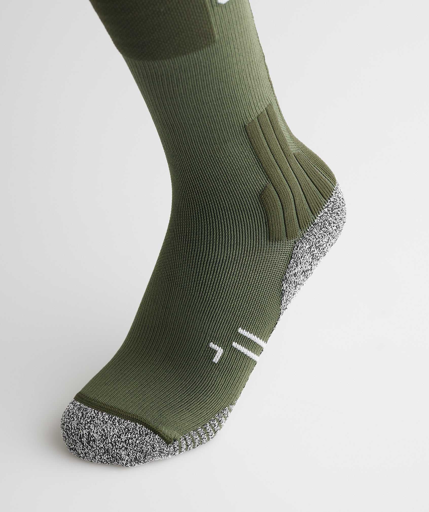 Akcesoria Damskie Gymshark Weightlifting Sock Oliwkowe Zielone | ZTWB05714