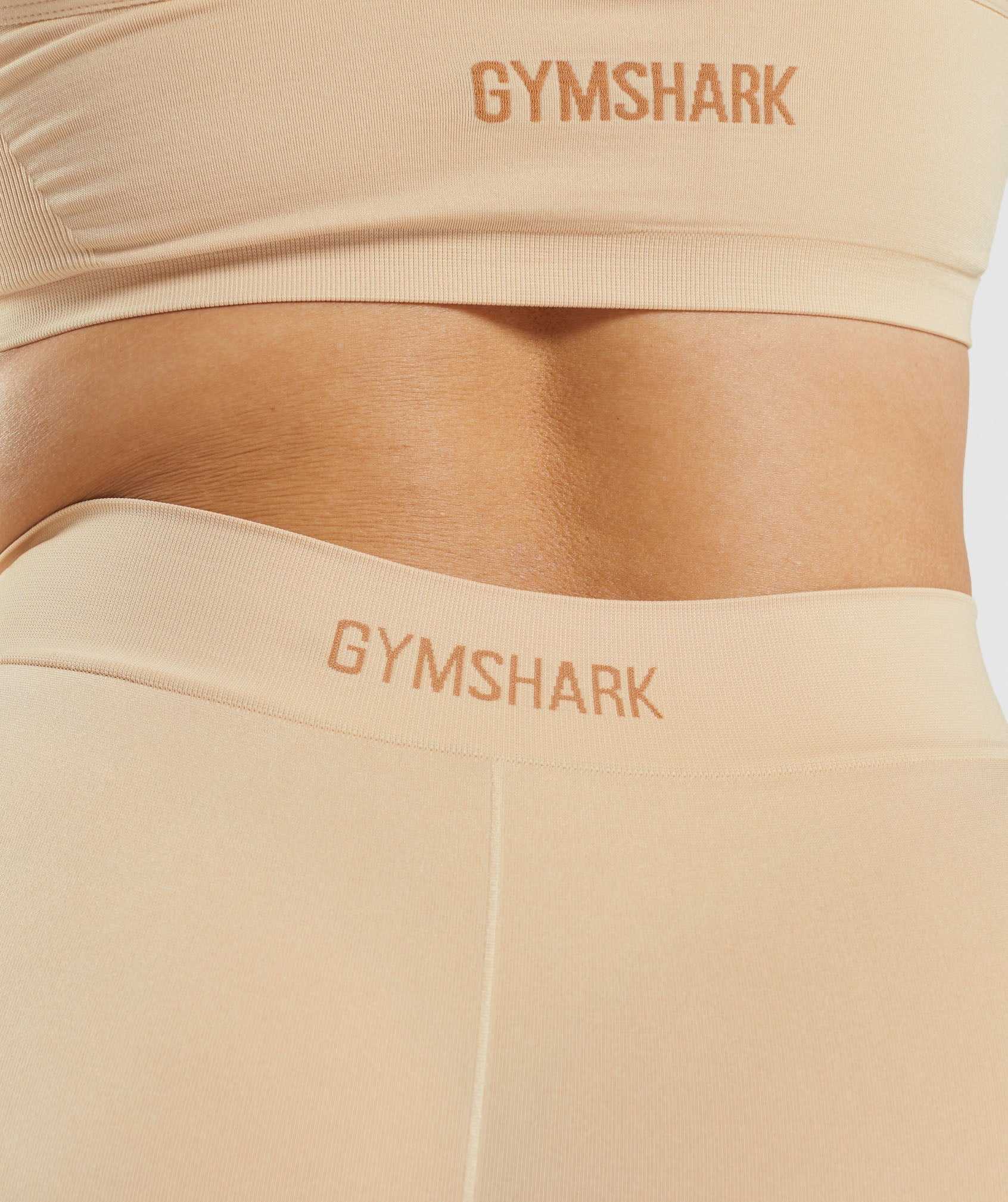 Bielizny Damskie Gymshark Seamless Boxers Głęboka Brązowe | AJKD65703