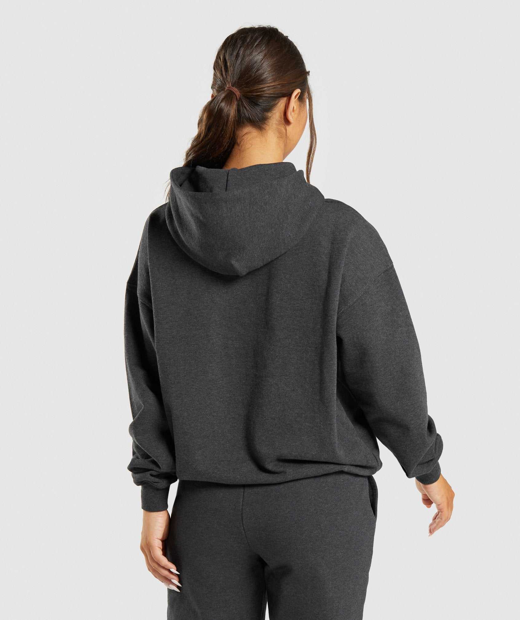 Bluzy Z Kapturem Damskie Gymshark Rest Day Sweats Czarne | KMFC83469