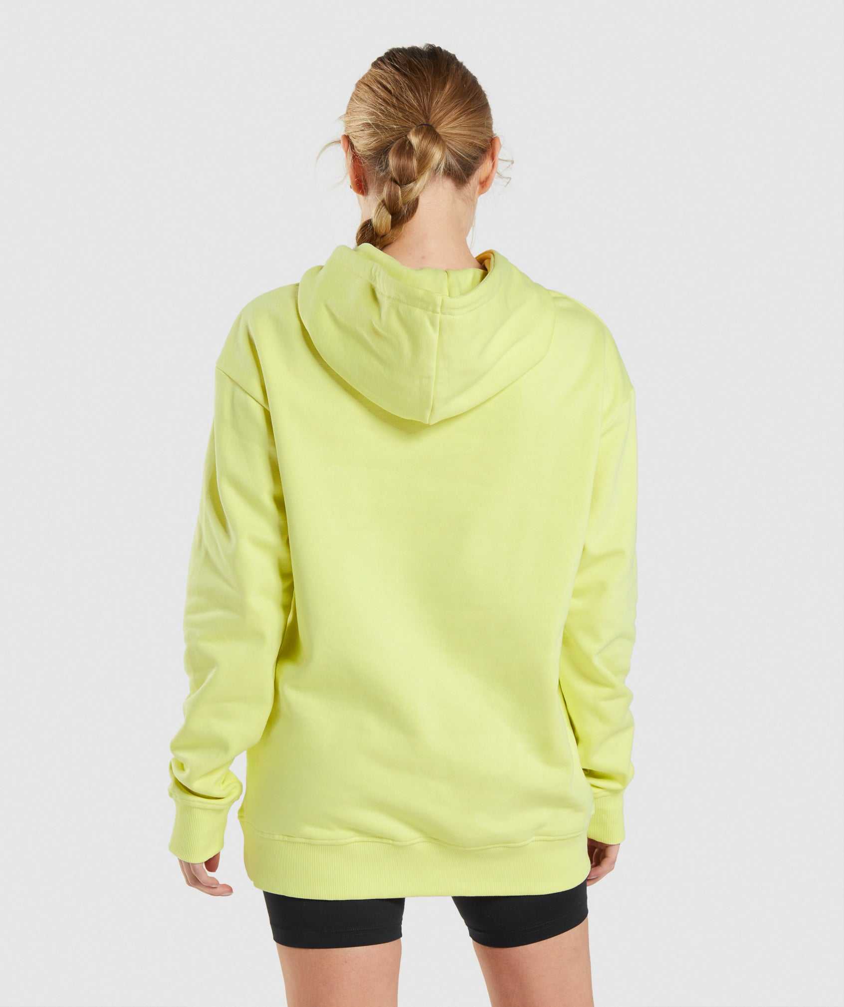 Bluzy Z Kapturem Damskie Gymshark Treningowe Oversized Zielone | BWZN87469