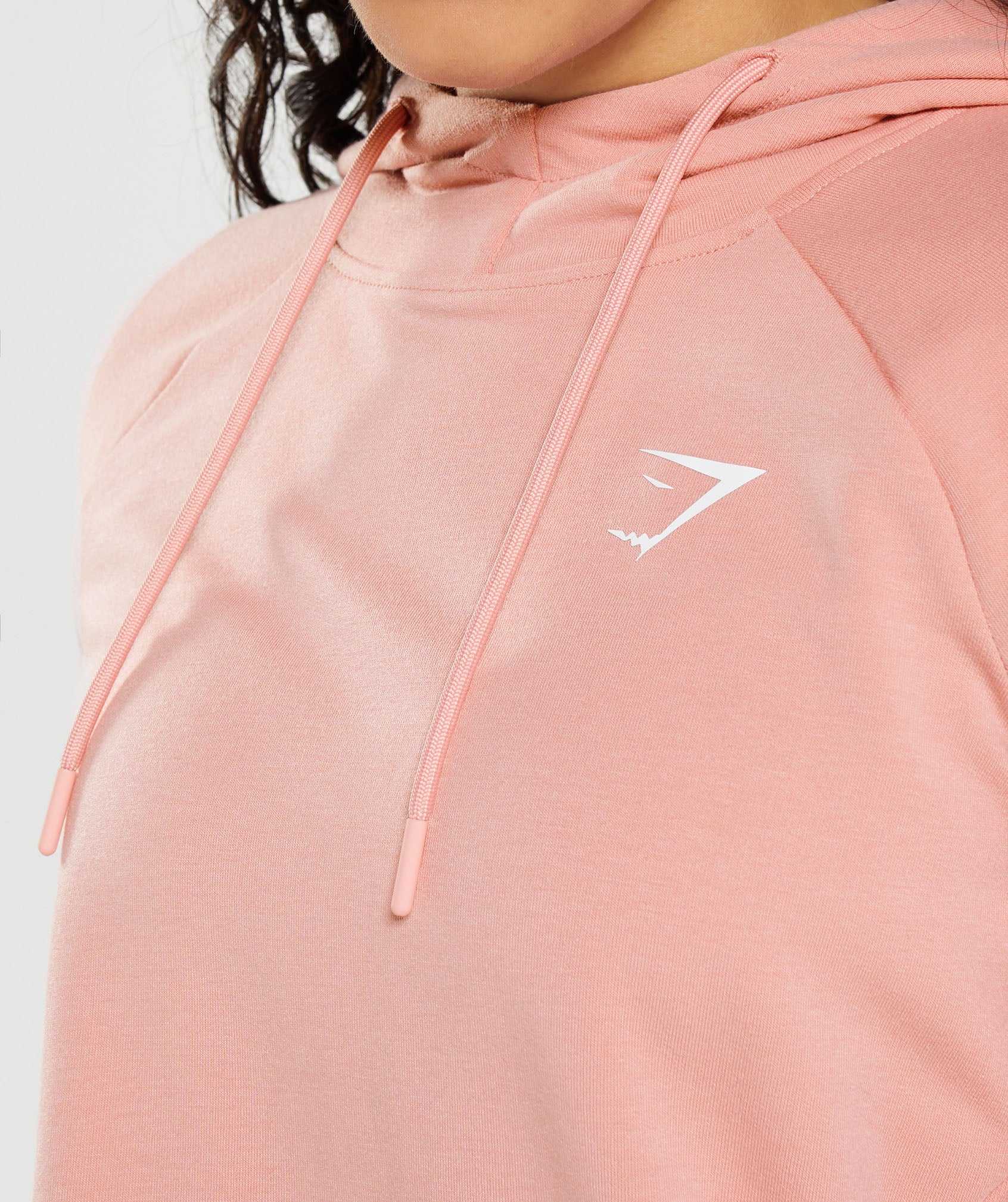 Bluzy Z Kapturem Damskie Gymshark Treningowe Różowe | ZFLX89506