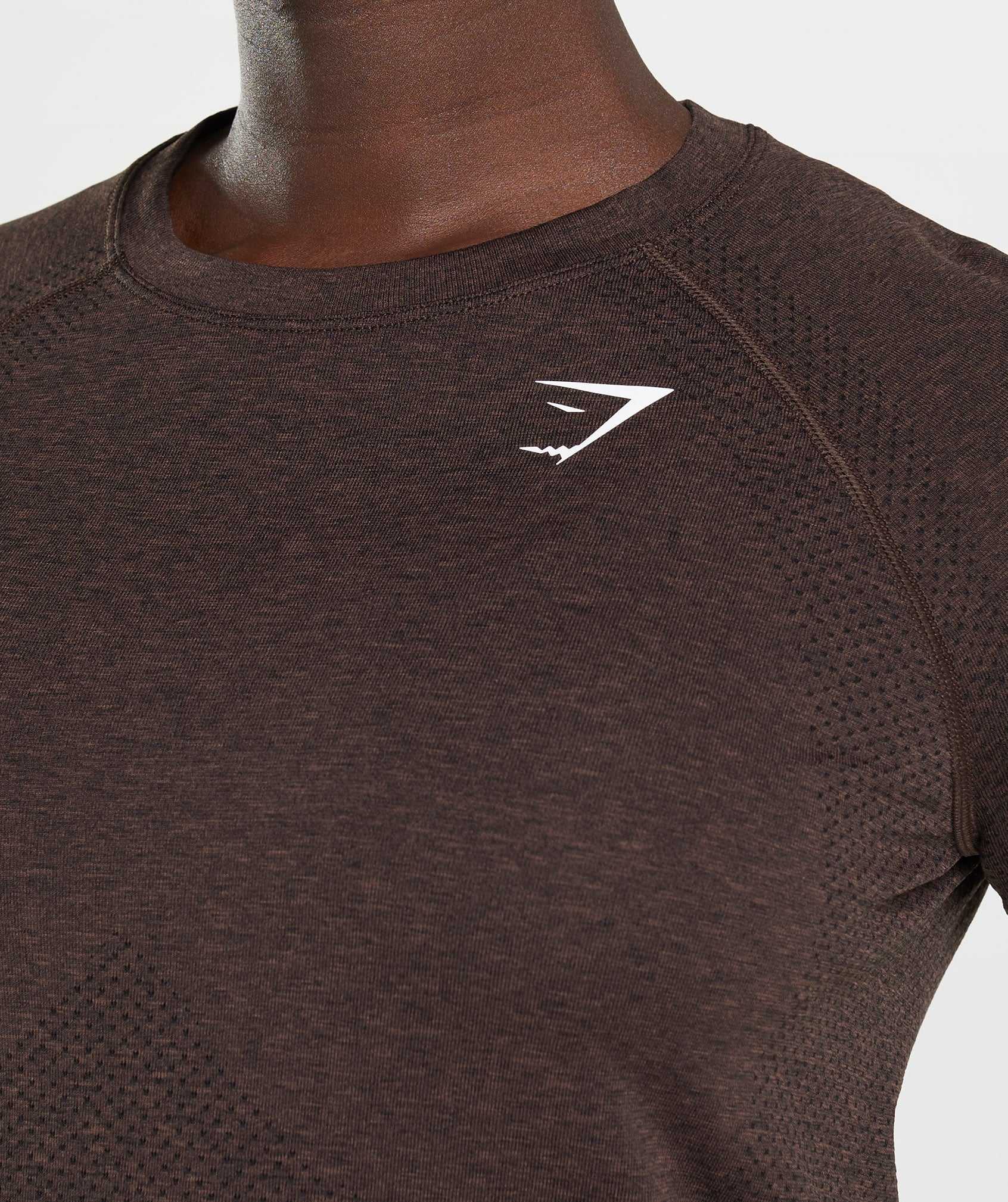 Koszulki Damskie Gymshark Vital Seamless 2.0 Light Różowe Brązowe | BORS43016