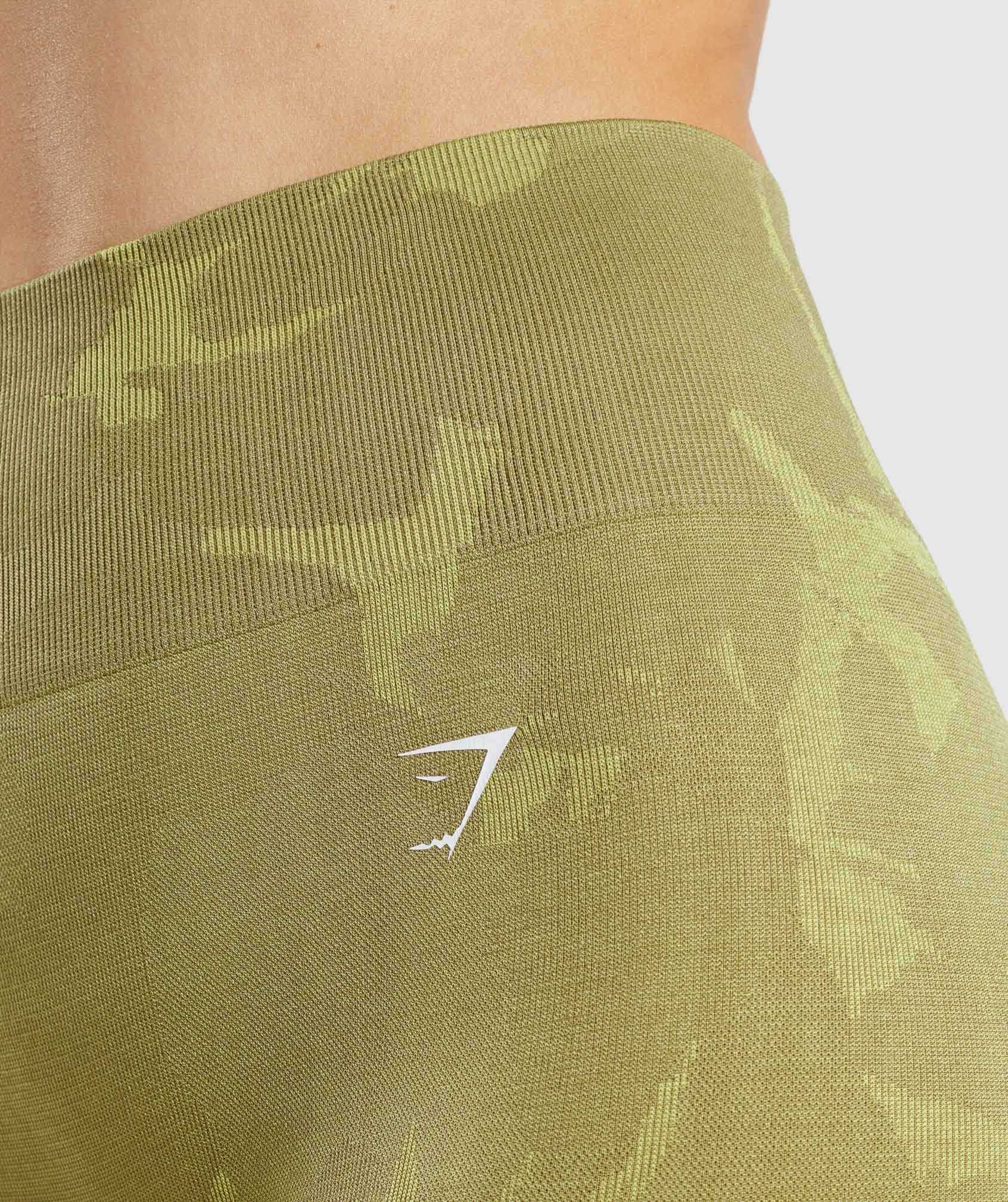 Legginsy Damskie Gymshark Adapt Camo Seamless Zielone | VLNE50187