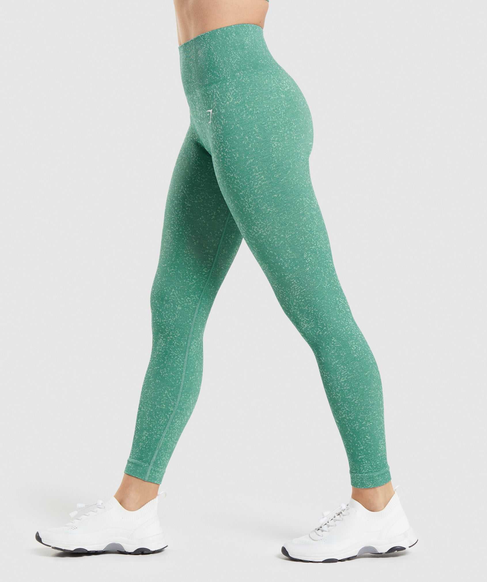 Legginsy Damskie Gymshark Adapt Fleck Seamless Zielone | DGJE07159