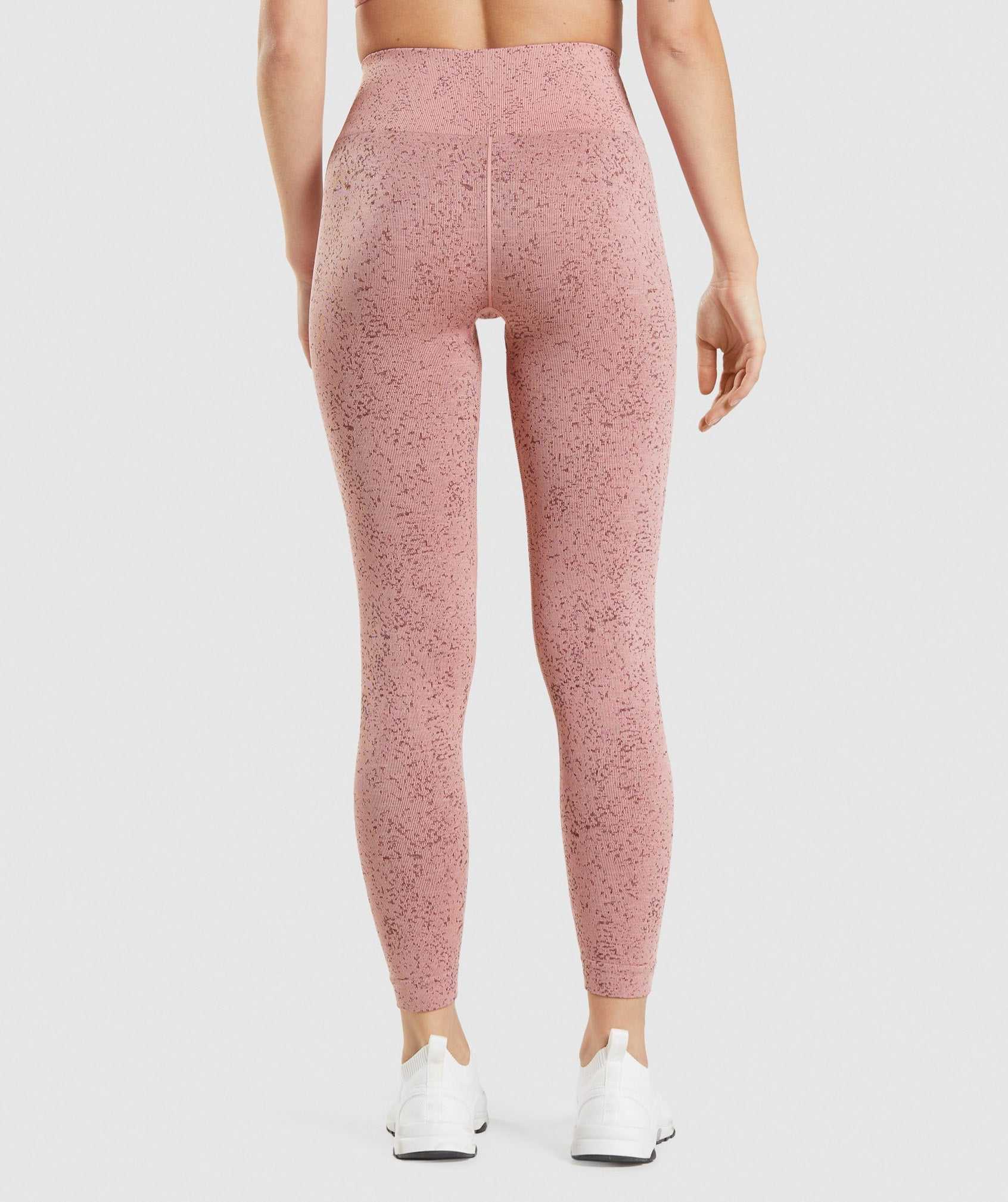 Legginsy Damskie Gymshark Adapt Fleck Seamless Różowe | ISCT57680