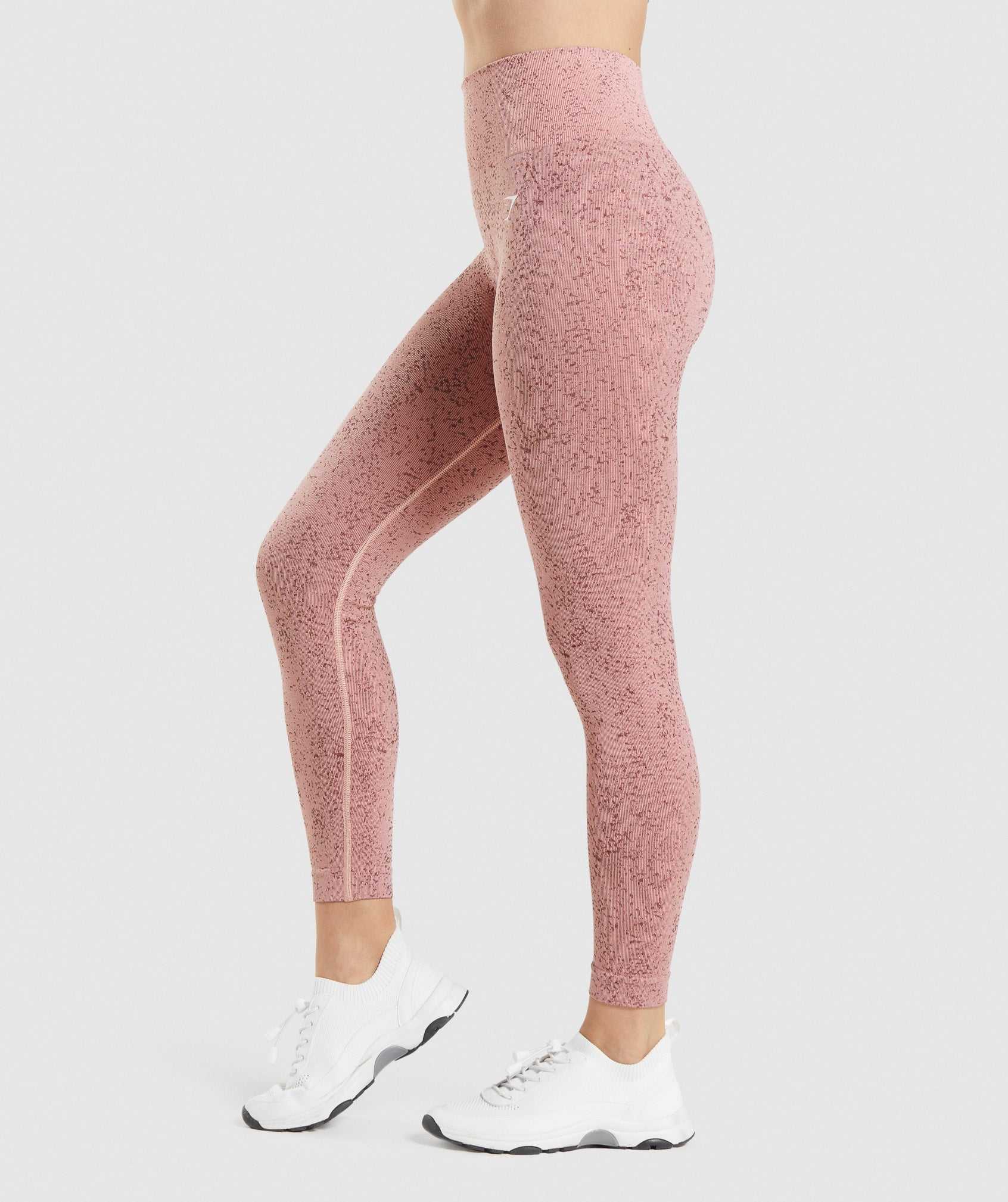 Legginsy Damskie Gymshark Adapt Fleck Seamless Różowe | ISCT57680