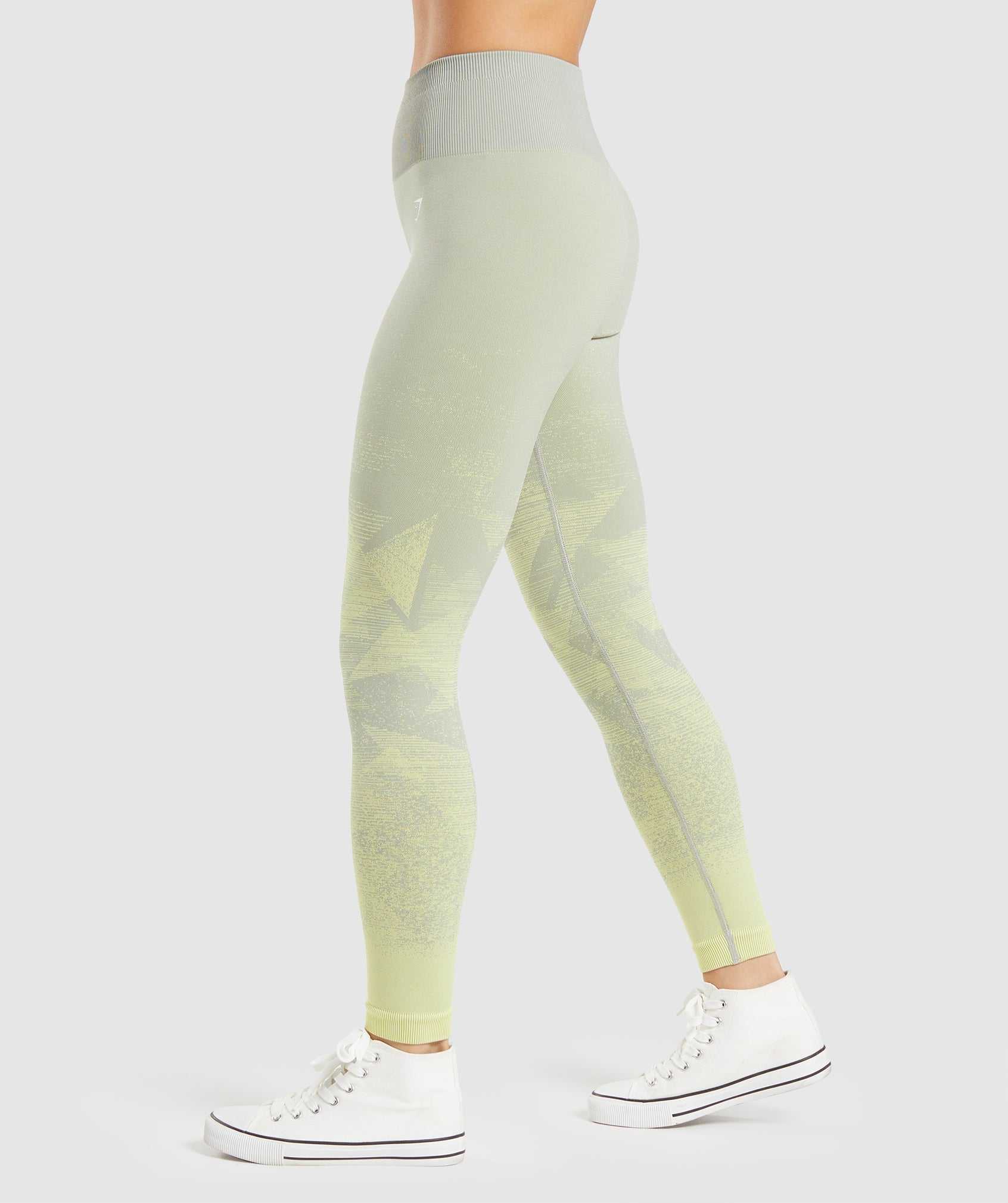 Legginsy Damskie Gymshark Adapt Ombre Seamless Szare Brązowe Szare | BDCV32570