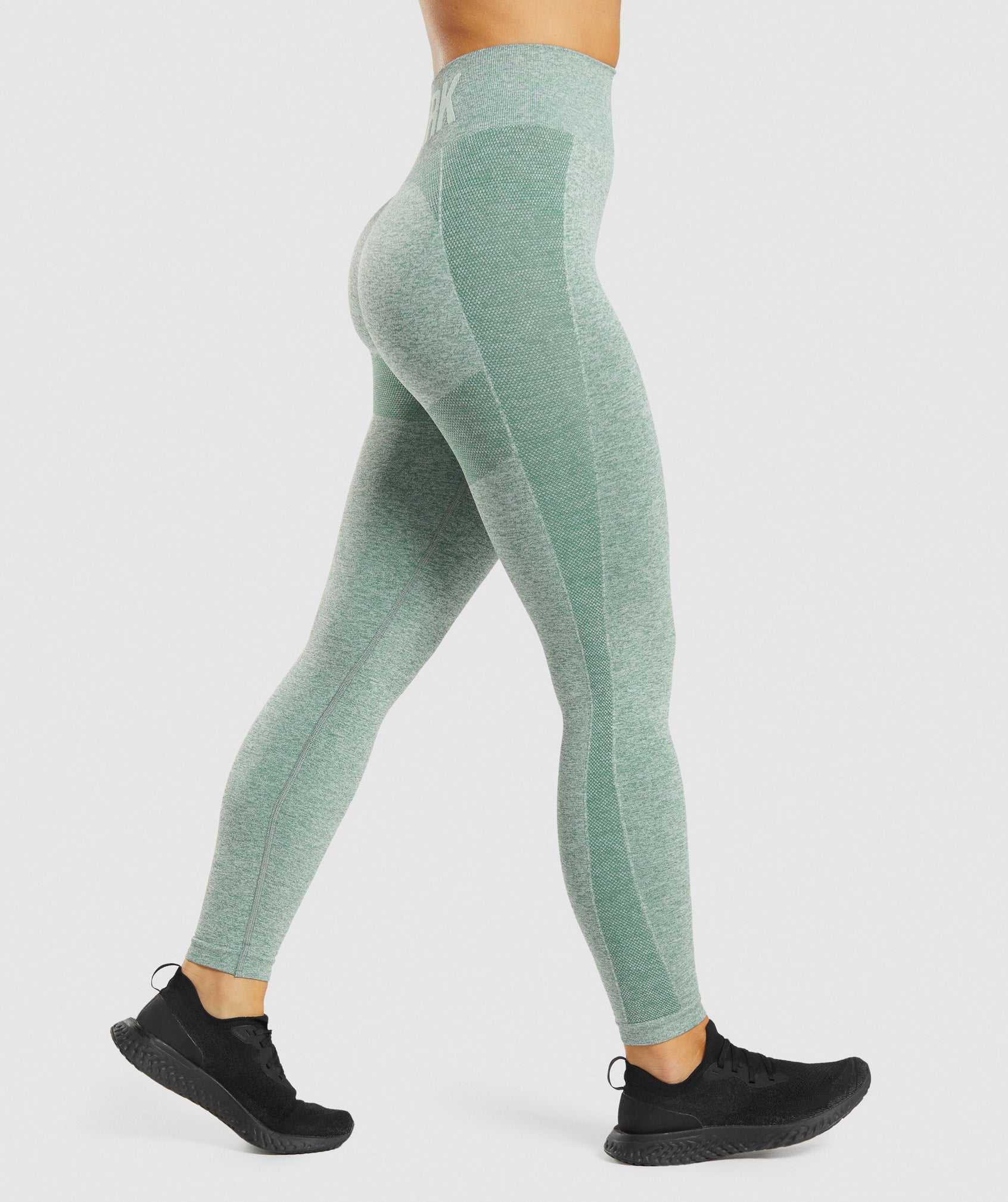 Legginsy Damskie Gymshark Flex High Waisted Zielone | CDHX96083