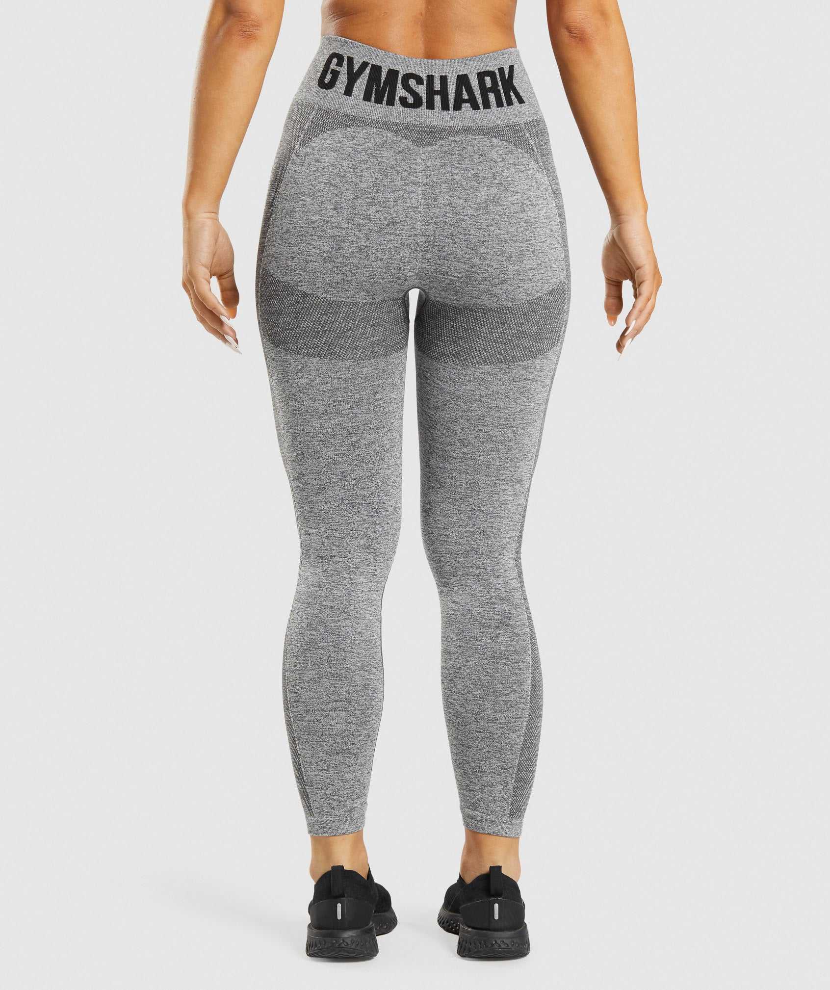 Legginsy Damskie Gymshark Flex High Waisted Szare | IEVA30965