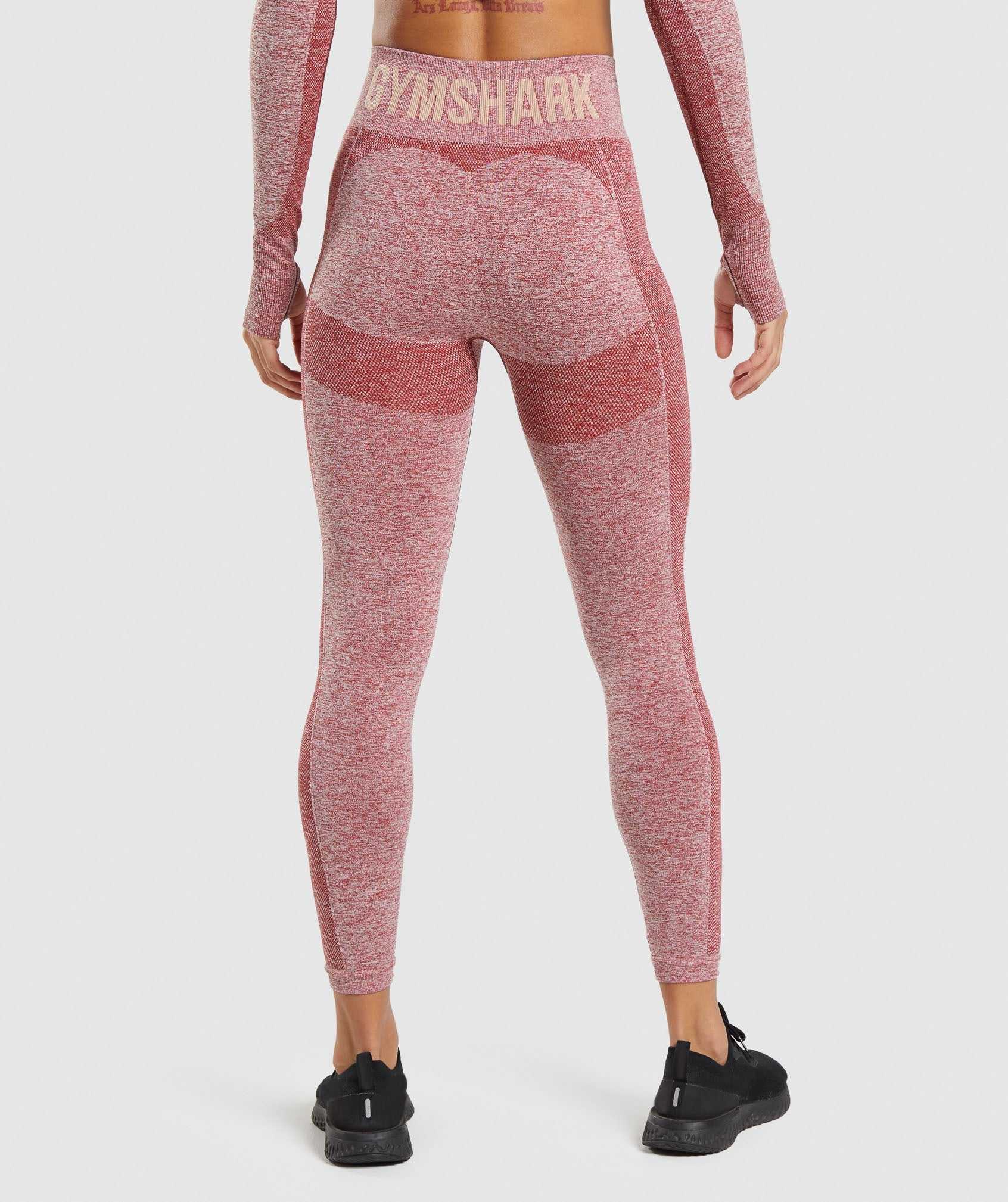 Legginsy Damskie Gymshark Flex High Waisted Bordowe | UYCI38942