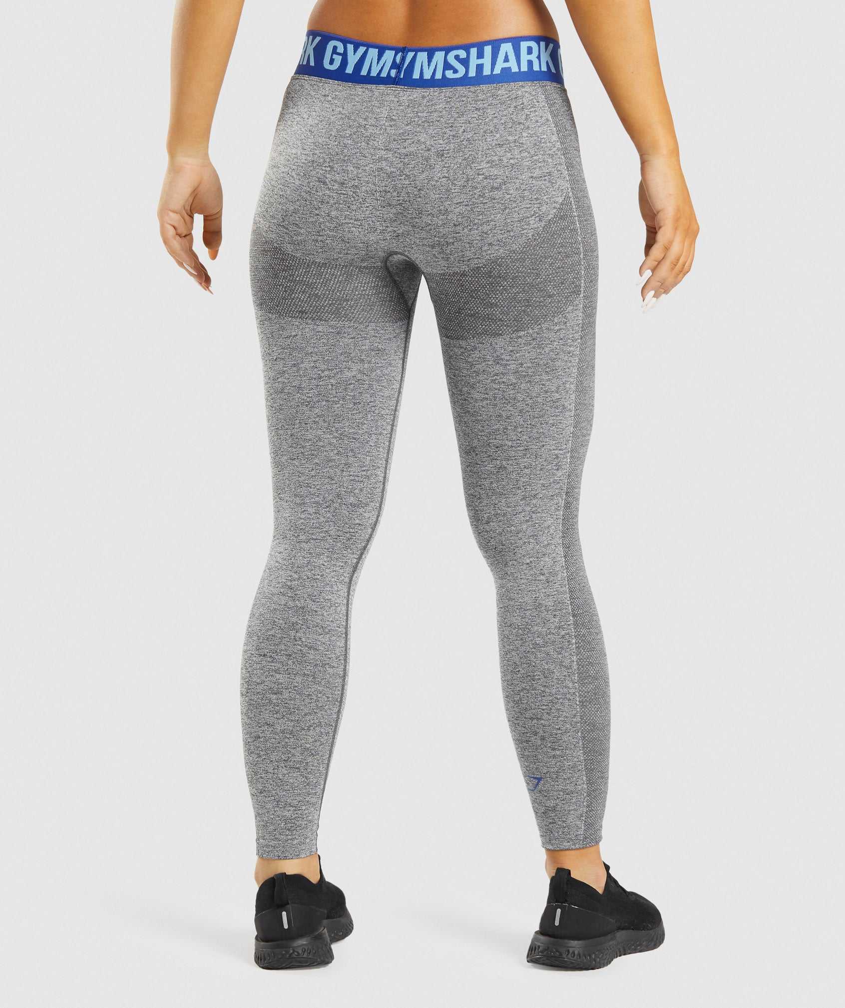 Legginsy Damskie Gymshark Flex Low Rise Szare | OZTJ20164