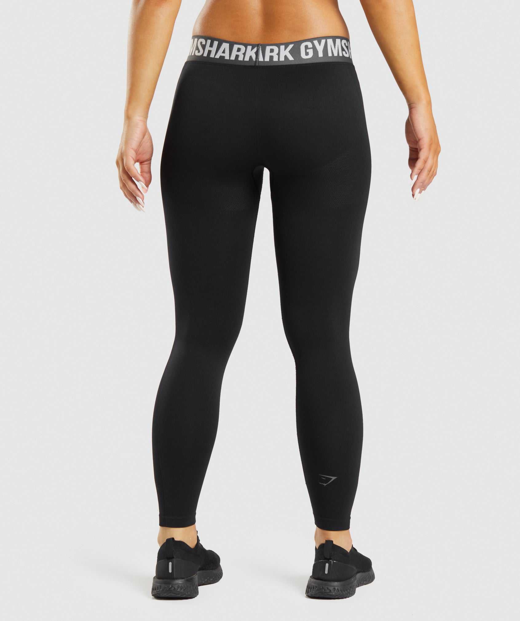 Legginsy Damskie Gymshark Flex Low Rise Czarne | XMKO60589