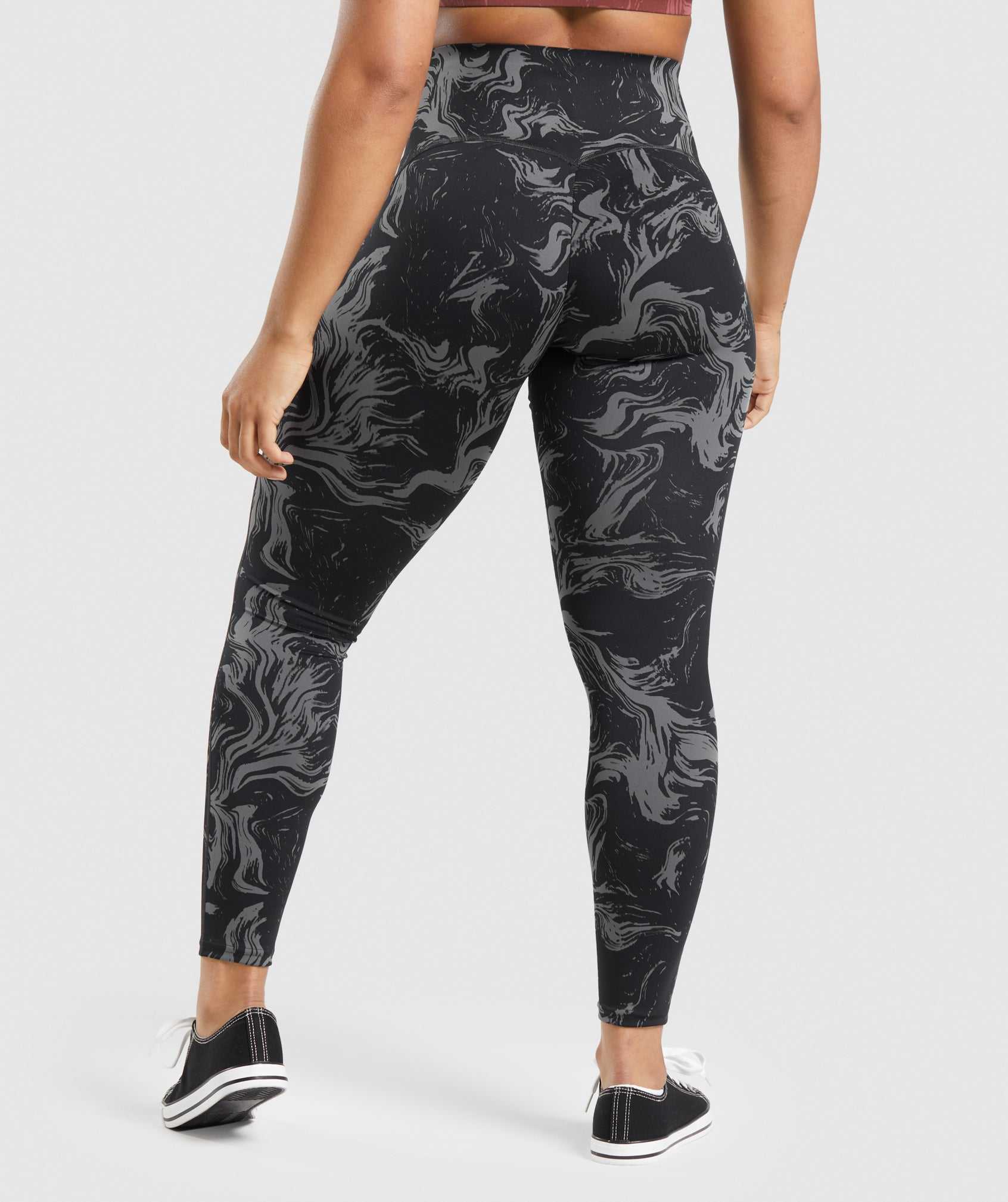 Legginsy Damskie Gymshark GS Power High Rise Czarne | PUHY84073