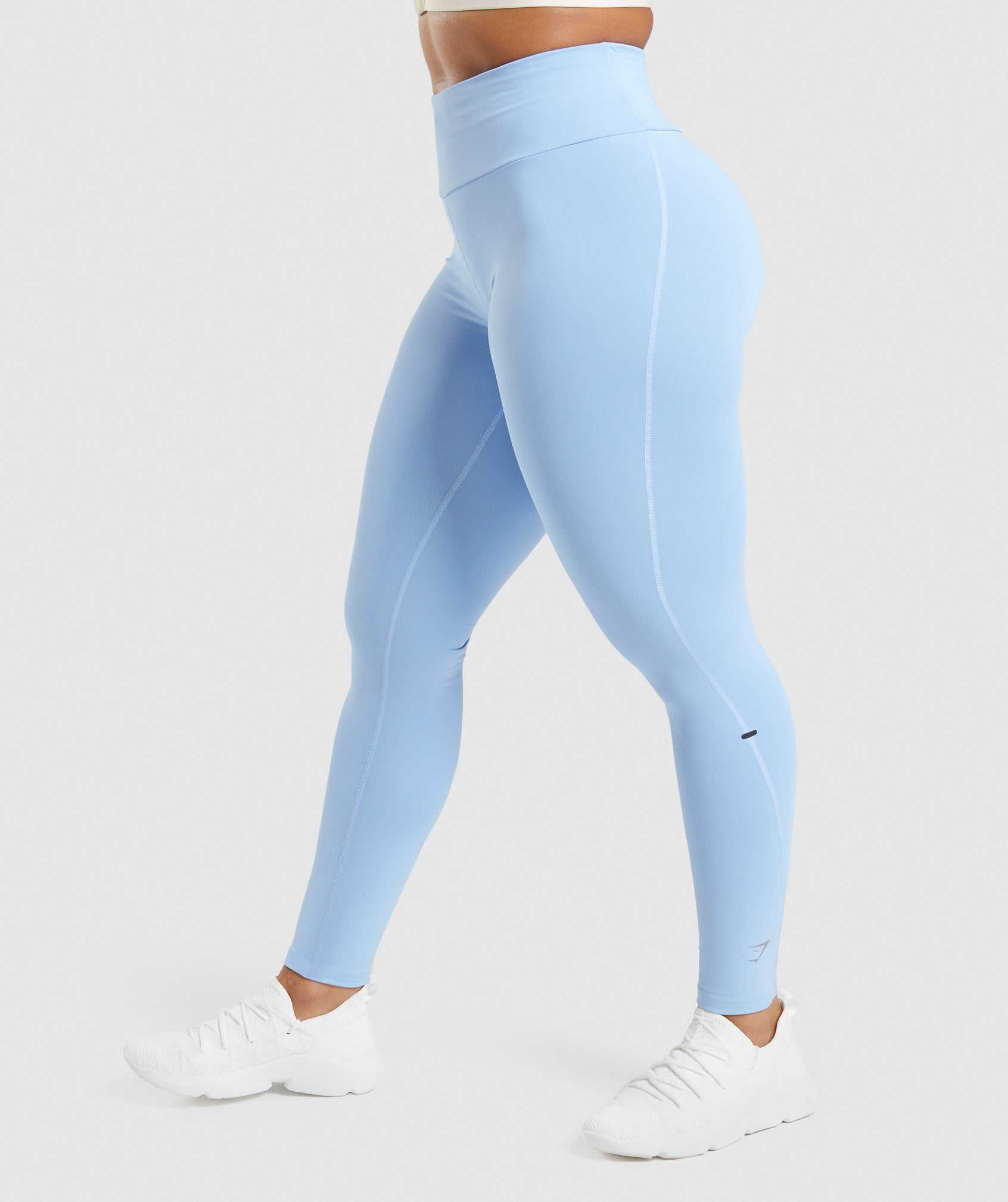 Legginsy Damskie Gymshark Speed Niebieskie | YQRW18270