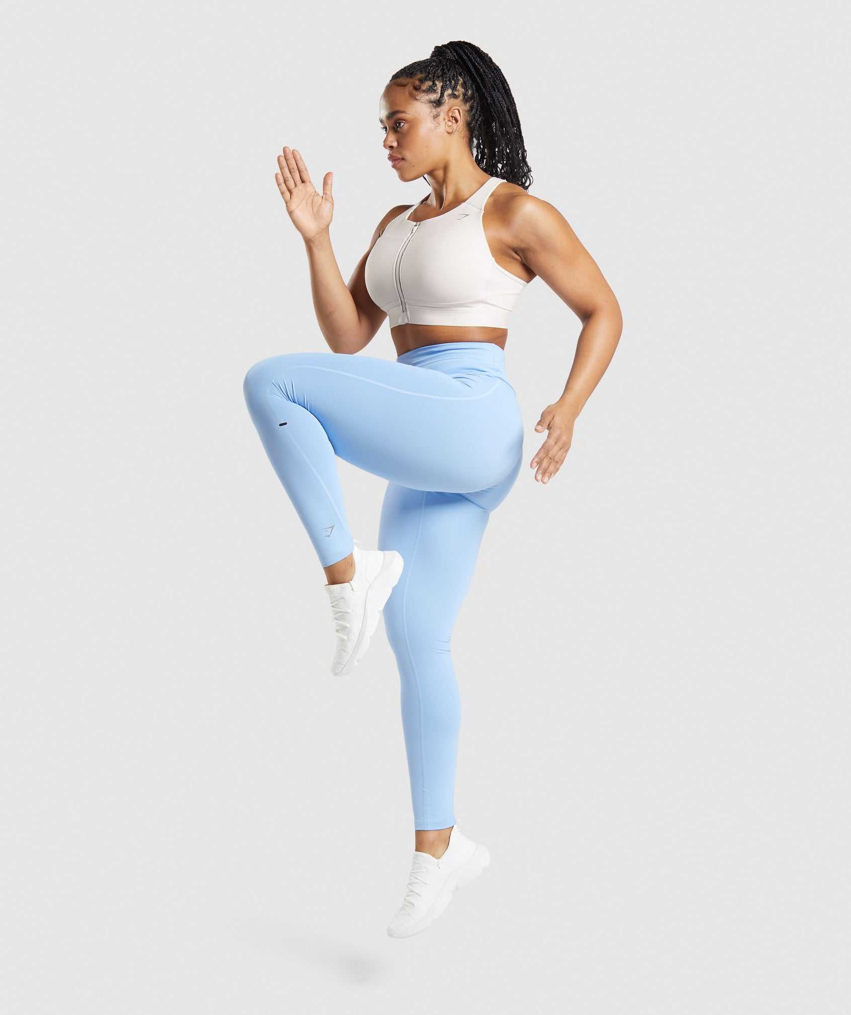 Legginsy Damskie Gymshark Speed Niebieskie | YQRW18270