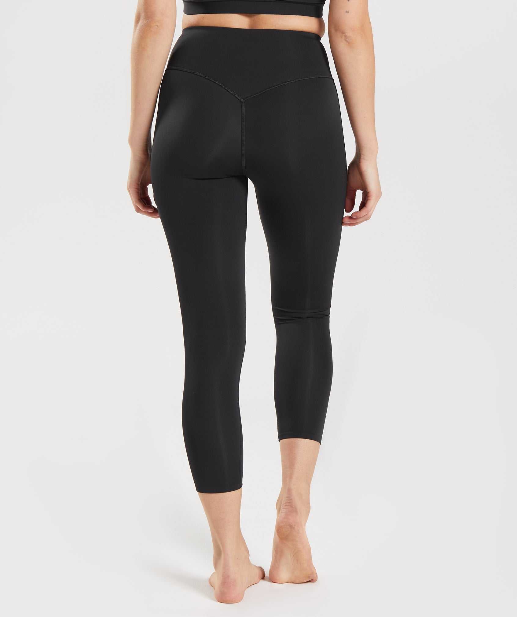 Legginsy Damskie Gymshark Studio 7/8 Czarne | GCPK96405