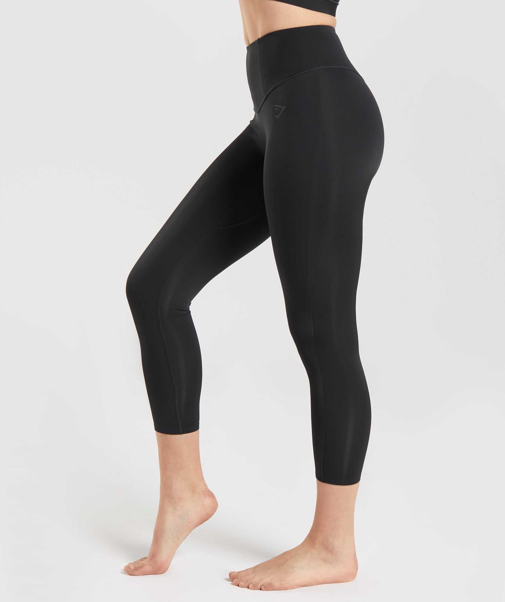 Legginsy Damskie Gymshark Studio 7/8 Czarne | GCPK96405